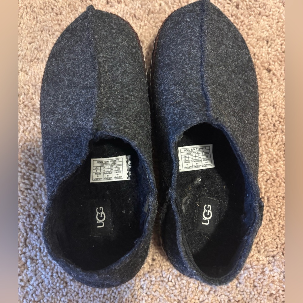 UGG Brown and Gray Slip-On Shoes